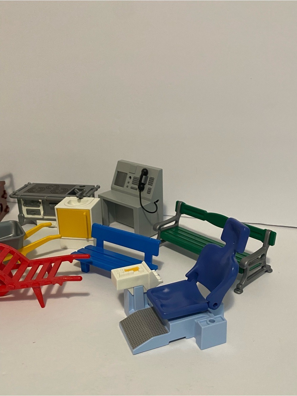 Playmobil Accessories Lot Chair Wagon Cake Dentist Dollhouse Figure Bundle Toys - Picture 5 of 5